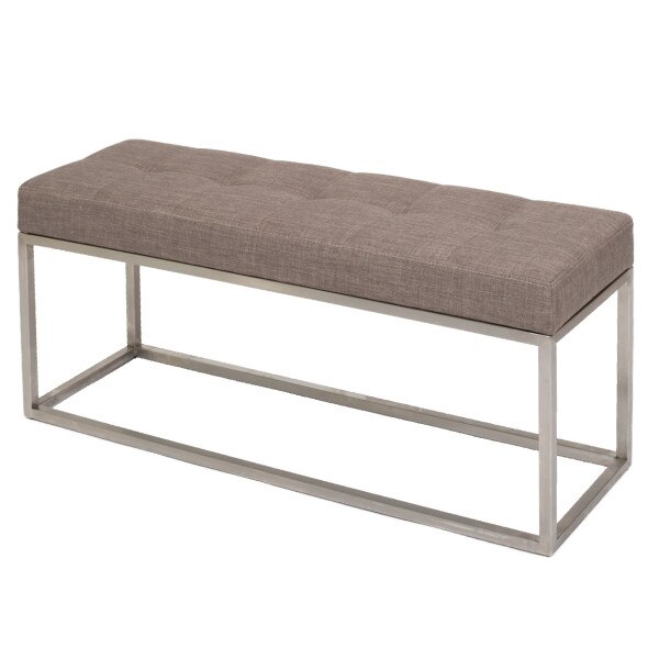 Emily Bench - Charcoal Fabric